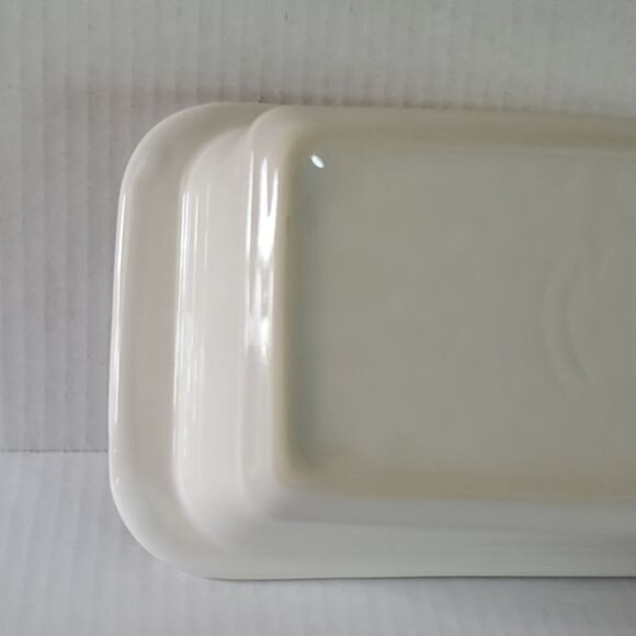 Fiestaware Fiesta CERAMIC Loaf Pan Baking Bakeware Cookware Bake Baker Dish Whit - Picture 9 of 11